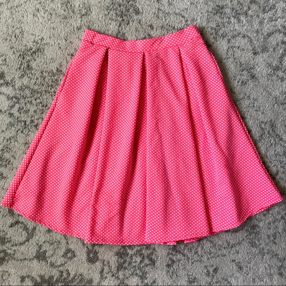 Pink Polka Dot Madison Skirt